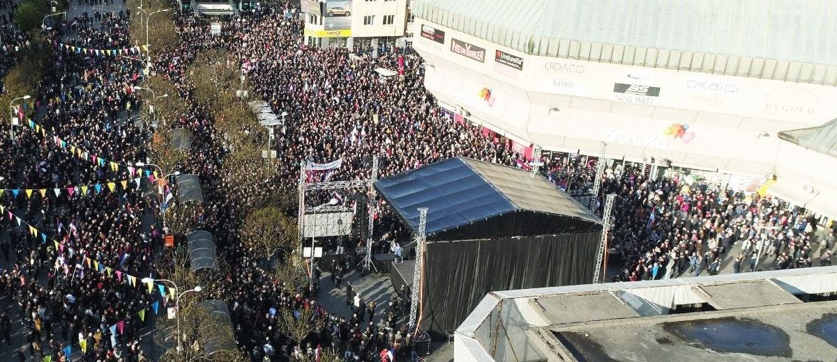 Održan narodni skup “Sloboda”; Na Trgu Krajine preko 20.000 građana
