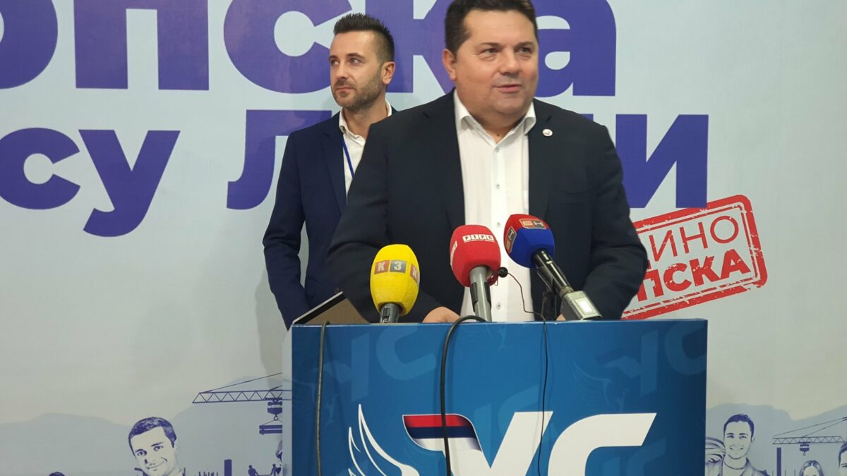 Stevandić: “Ujedinjena Srpska će biti pobjednik ovih izbora”
