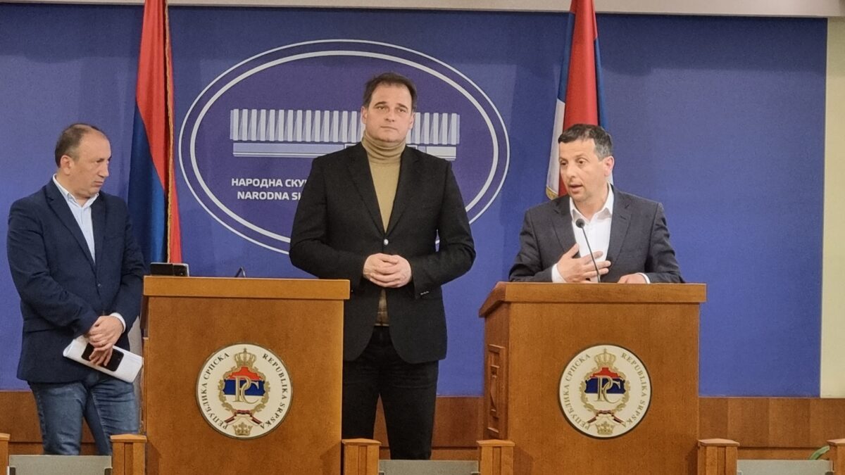 Crnadak: Govedarica i Vukanović spremni da dođu na sastanak opozicije