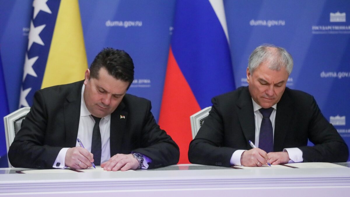 Stevandić i Volodin potpisali sporazum o saradnji između ruske Dume i NSRS