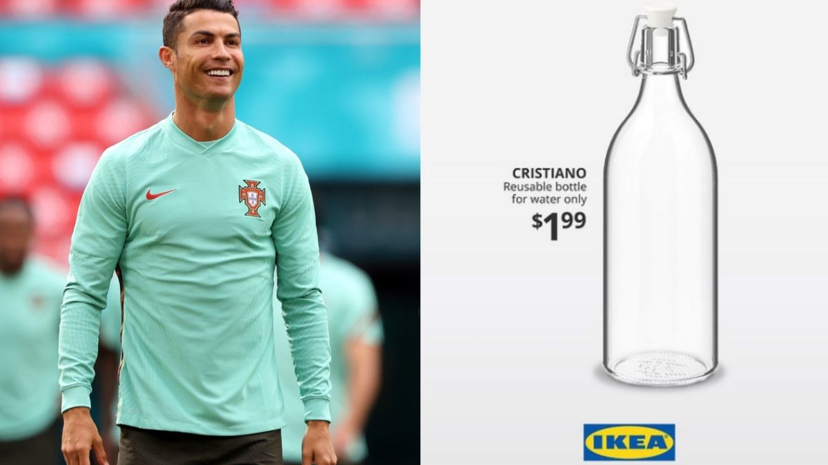 Trgovački gigant IKEA lansirao novu bocu za vodu u čast Cristiana Ronalda