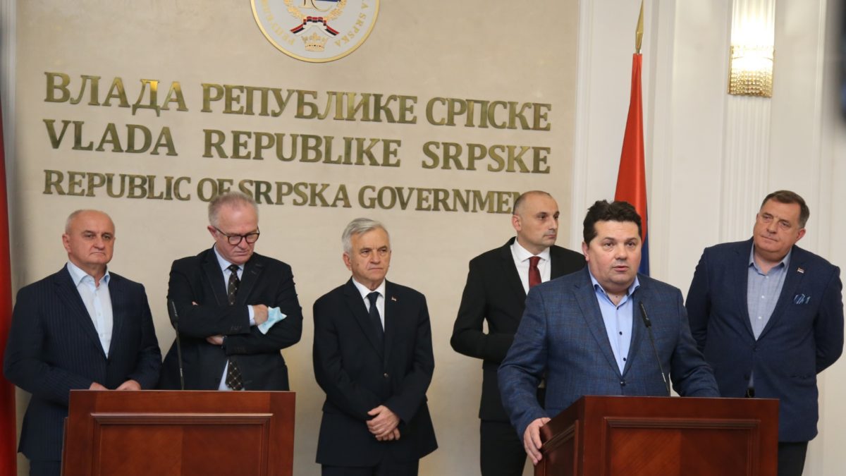 Lideri partija danas o novoj Vladi Srpske