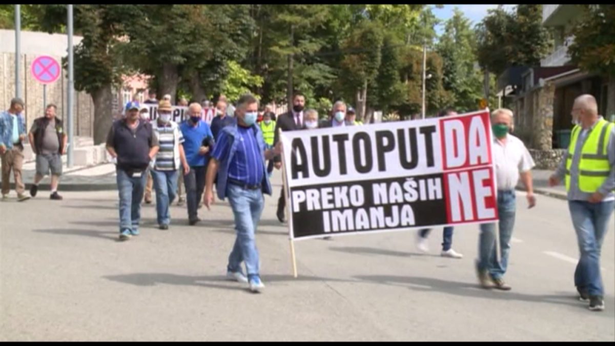 Protest zbog trase Banjaluka – Prijedor